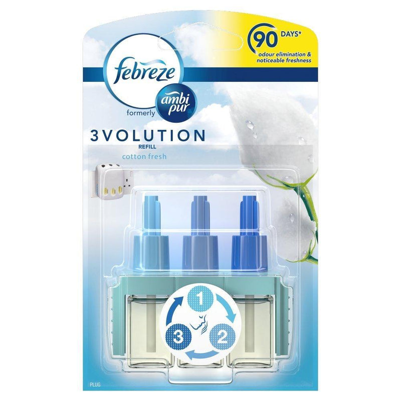 Febreeze - Febreze Ambi Pur 3Volution Air Freshener Plug-in Refill Cotton Fresh