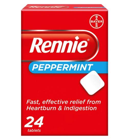 Rennie - Rennie Peppermint 24 Tablets