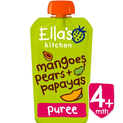 Ella's Kitchen - Ella's Kitchen Papayas, Mangoes & Pears Stage 1 (120g)