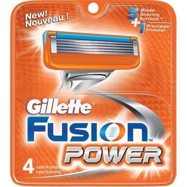 Gillette - Gillette Fusion Power Razor Blades (4 Pack)