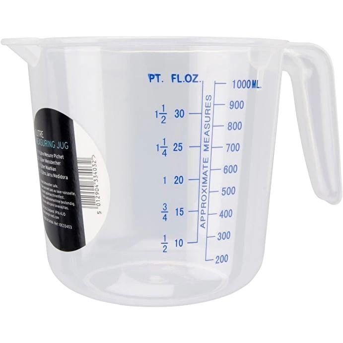 Essentials - Plastic Measuring Jug (1Ltr)