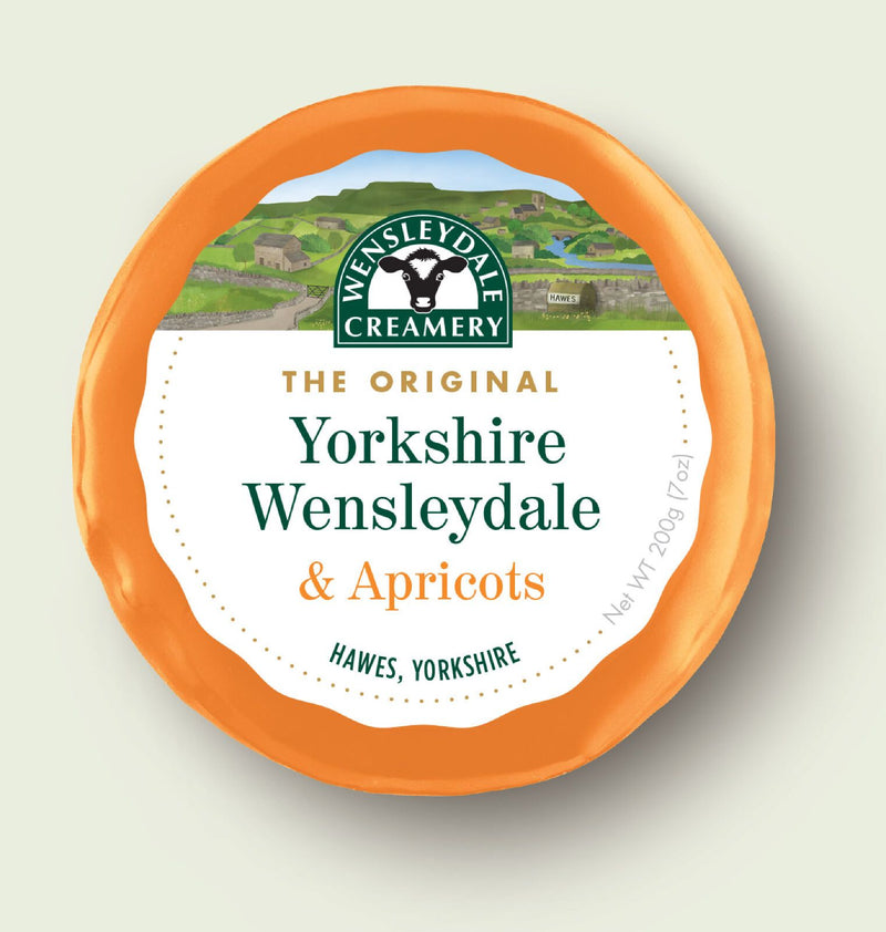 Wensleydale Cheese - Yorkshire Wensleydale & Apricot Cheese (200g)