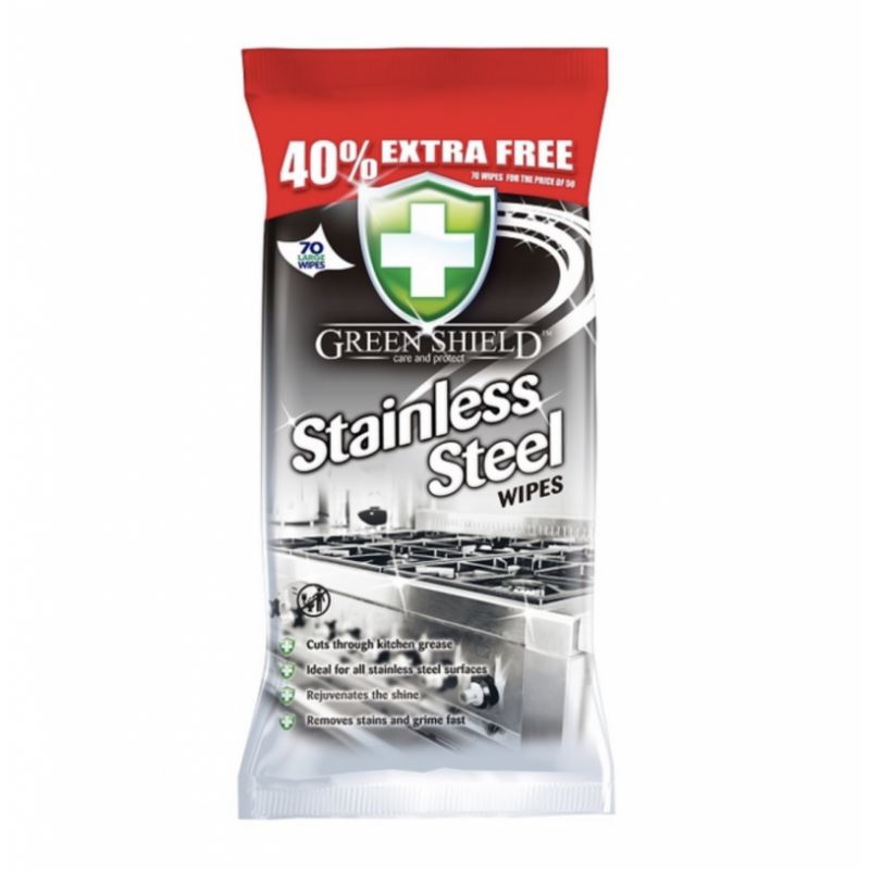 Greenshield - Greenshield Stainless Steel Wipes (70s)