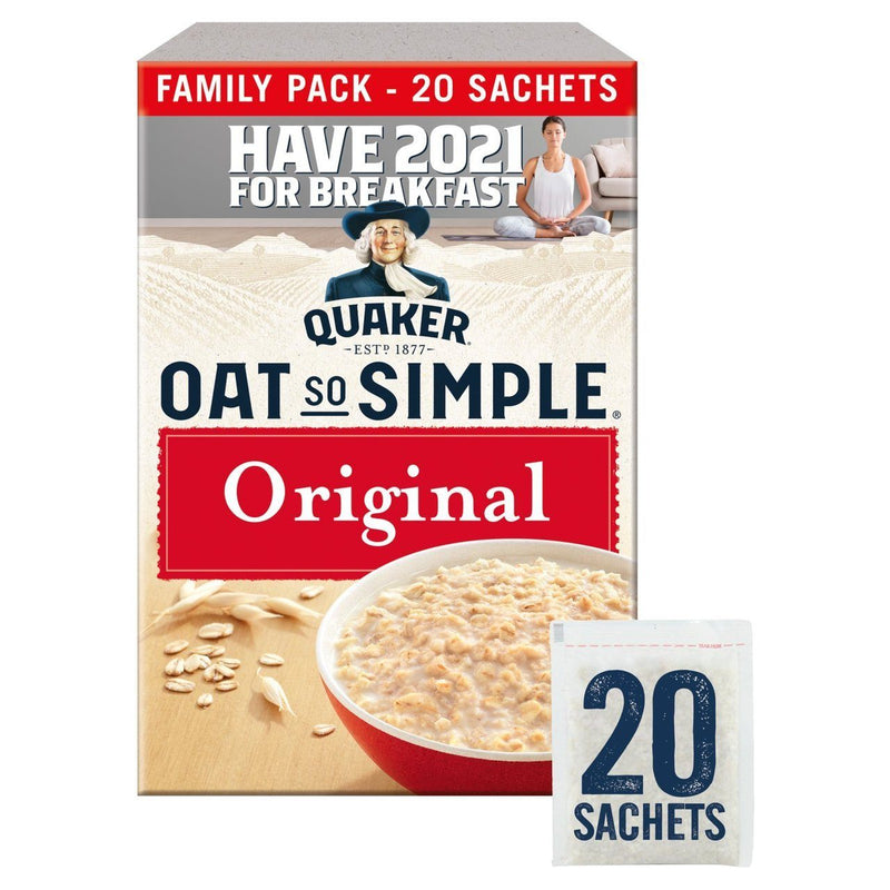 Essentials - Quaker Oats So Simple Sachets - Original (20x27g)