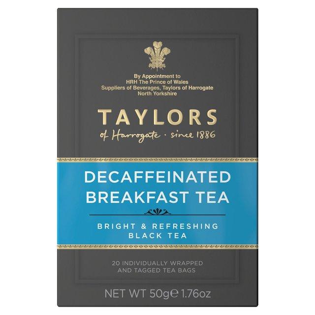 Taylor's of Harrogate - Taylors Decaffeinated English Breakfast Tea (20 bags)