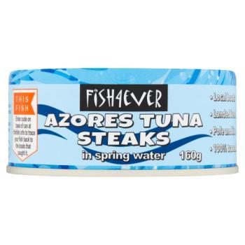 Fish 4 Ever - Azores Tuna Steaks In Spring Water (160g)