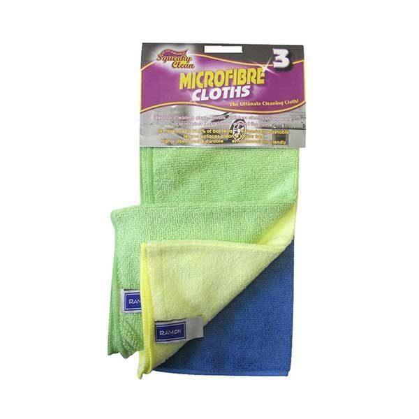 Essentials - Microfibre Cloths (3 Pack)