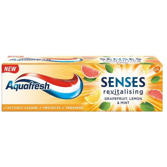 Aquafresh - Aquafresh Senses Energise Toothpaste - Grapefruit, Lemon & Mint (75ml)