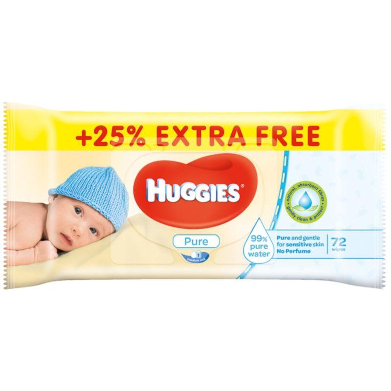 Huggies - Pure Baby Wipes (72s)