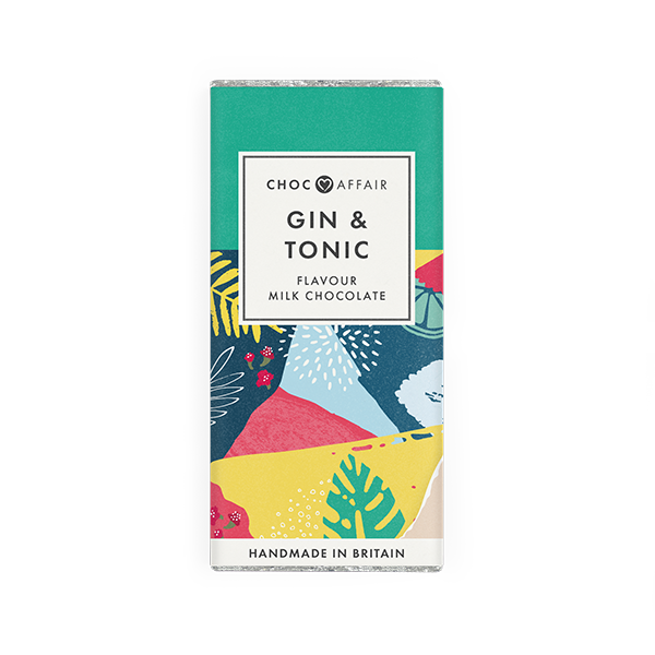 Choc Affair - Choc Affair Gin & Tonic Milk Chocolate (90g)