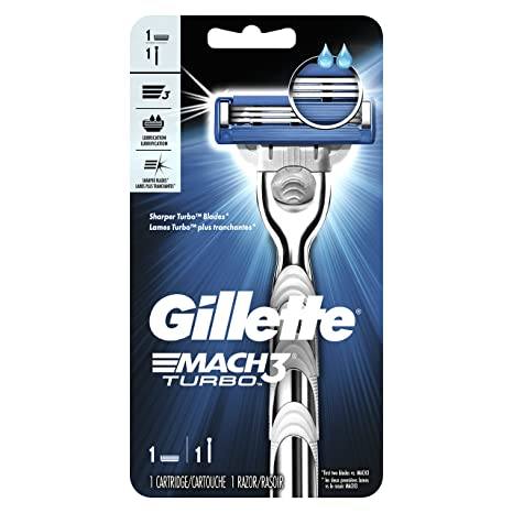 Gillette - Gillette Mach 3 Turbo Razor & 1 Blade