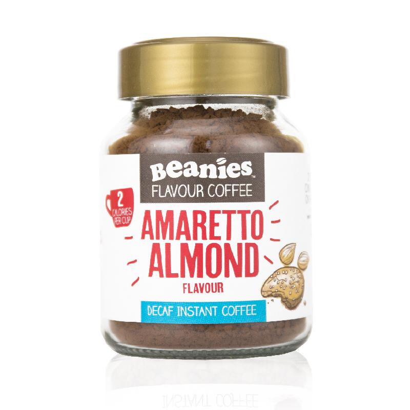 Beanies Flavours - Ameretto Almond Decaffinated Instant Coffee (50g)