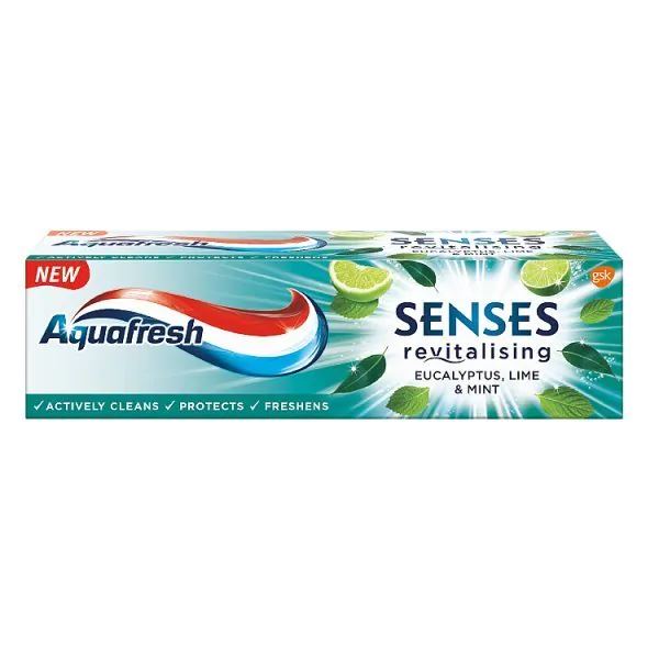 Aquafresh - Aquafresh Senses Revital Toothpaste - Eucalyptus, Lime & Mint (75ml)