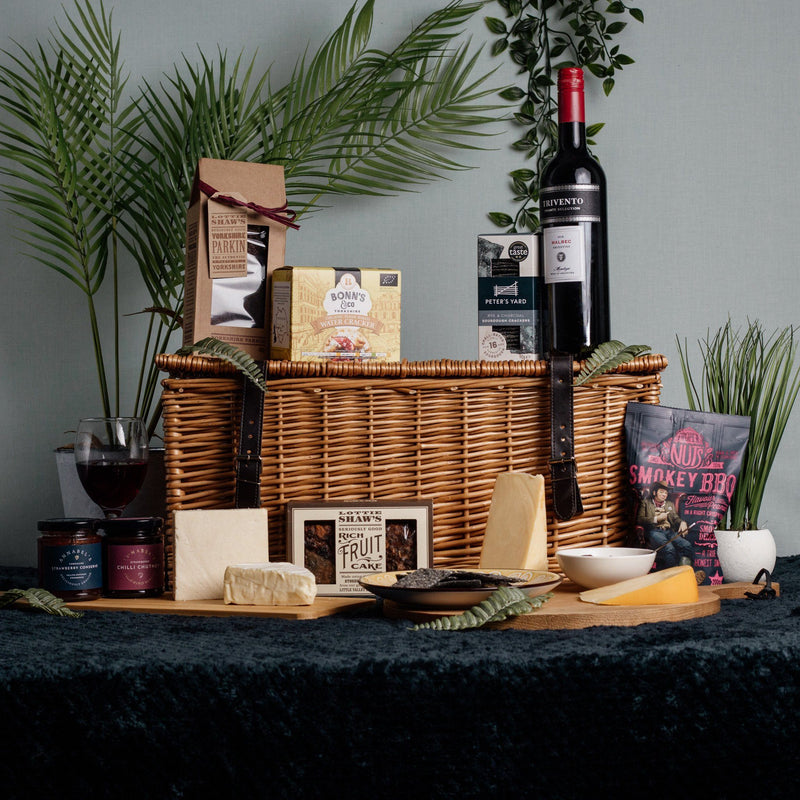 Arrow Fresh Hampers - Cheese & Biscuits with Wine Hamper