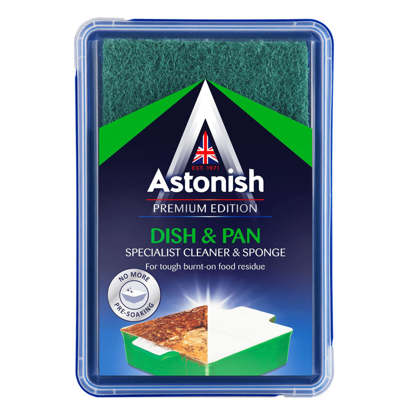 Astonish - Specialist Dish & Pan Cleaner and Sponge (250g)