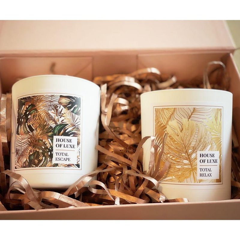 House Of Luxe - House of Luxe “Relax & Escape” Aromatherapy Candle Gift Set