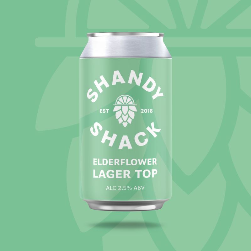 Shandy Shack - Elderflower Lager Top (330ml) (2.5% ABV)