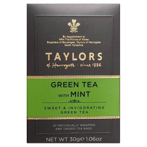 Taylor's of Harrogate - Taylors Green Tea with Mint (20 bags)