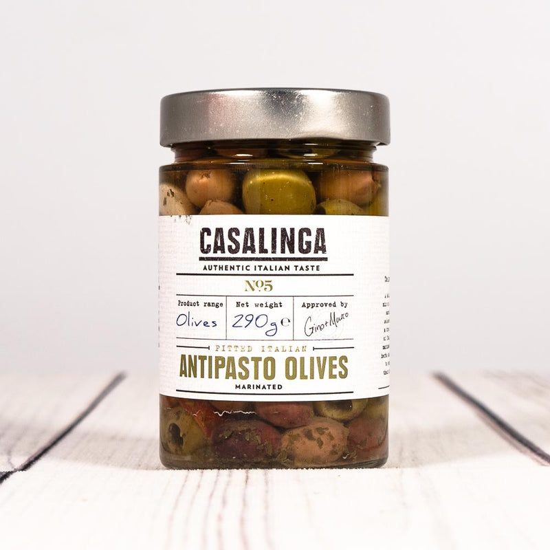 Casalinga - Casalinga Marinated Pitted Italian Antipasto Olives (290g)