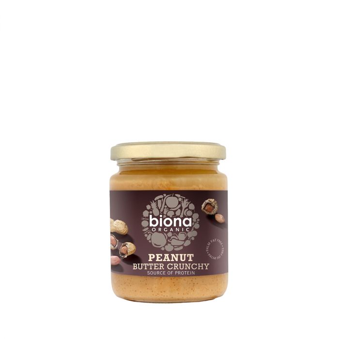 Biona - Biona Organic Crunchy Peanut Butter with Sea Salt (250g)