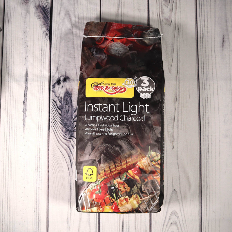 Bar-Be-Quick - Instant Lighting Lumpwood Charcoal (3x1.5kg)