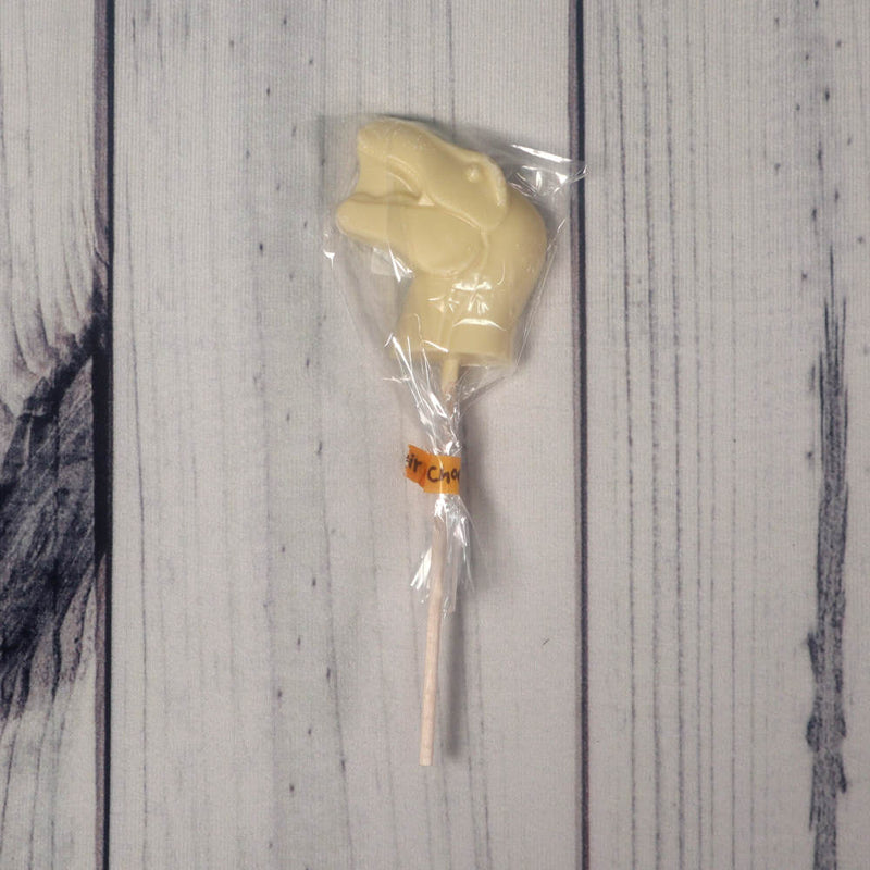 Choc Affair - Choc Affair White Chocolate Dinosaur Lolly (30g)