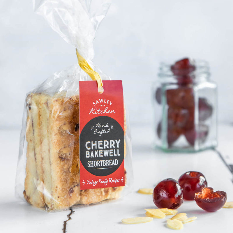 Sawley Kitchen - Cherry Bakewell Shortbread (125g)