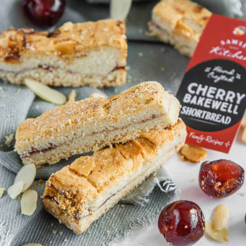 Sawley Kitchen - Cherry Bakewell Shortbread (125g)