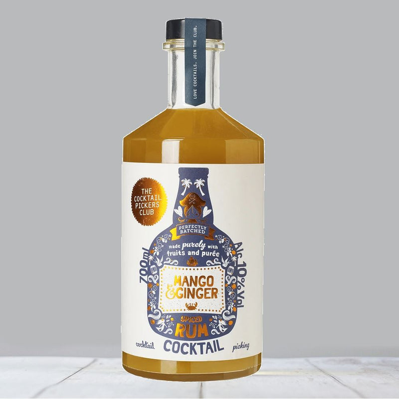 The Cocktail Pickers Club - Mango And Ginger Spiced Rum Cocktail 700Ml