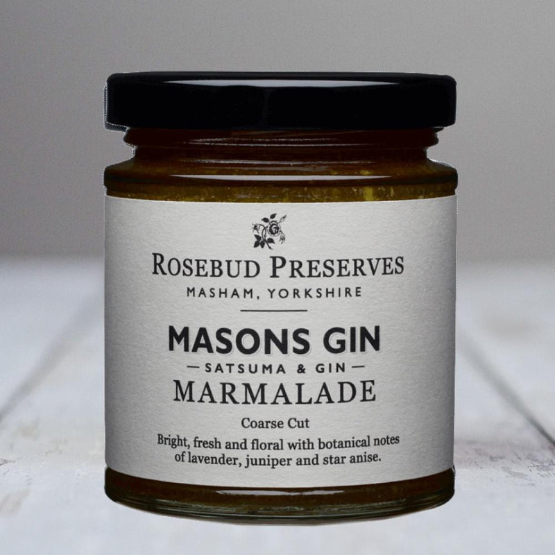 Rosebud Preserves - Mason's Gin & Satsuma Marmalade (227g)