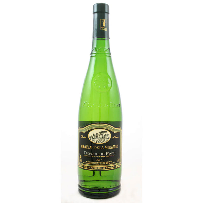 White Wine - Chateau de la Mirande, Picpoul de Pinet (75cl) 13% ABV