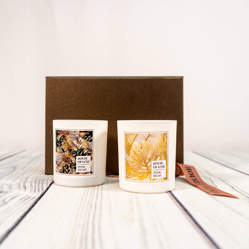 House Of Luxe - House of Luxe “Relax & Escape” Aromatherapy Candle Gift Set