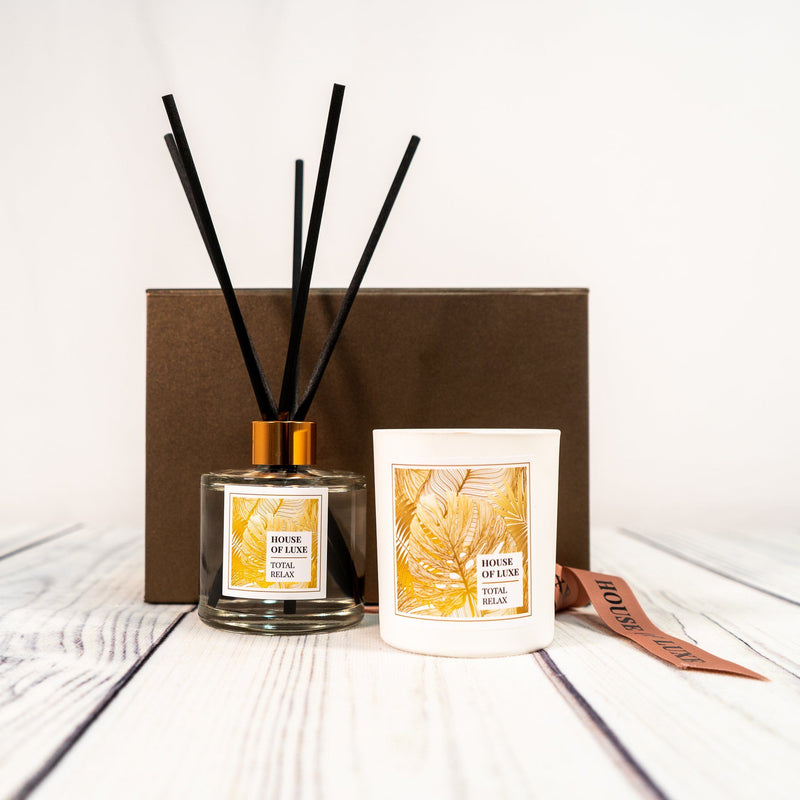 House Of Luxe - House of Luxe Aromatherapy Candle & Diffuser Gift Set (All fragrances)