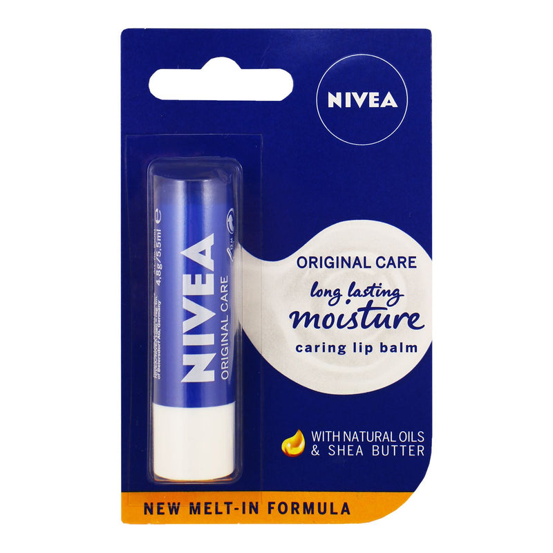 Nivea - Nivea Original Care Caring Lip Balm (4.8g)