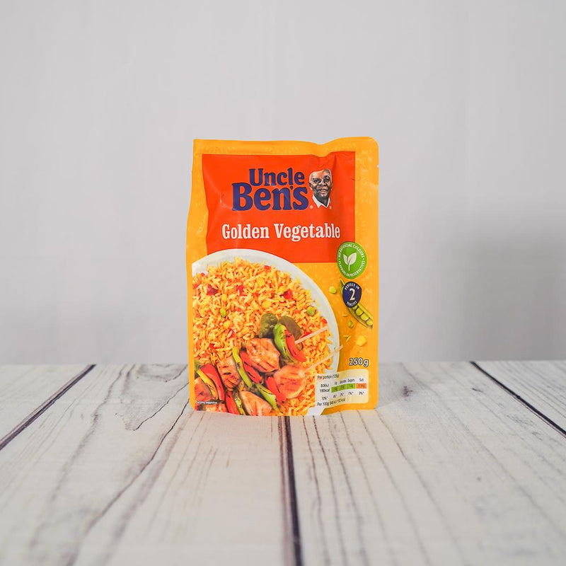 Essentials - Uncle Bens Express - Golden Vegetable Rice (250g)