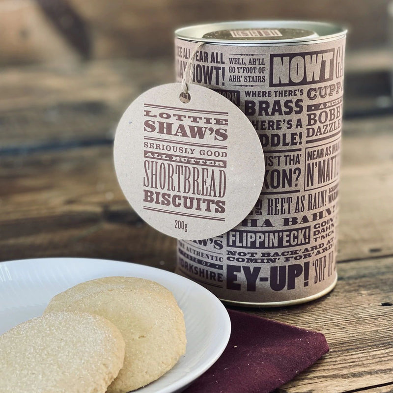 Lottie Shaw's - Yorkshire Tube of All Butter Shortbread Biscuits (200g)