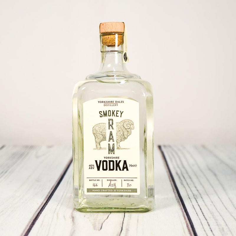 Yorkshire Dales Distillery - Yorkshire Dales Distillery Smokey Ram Yorkshire Vodka – 70Cl Decanter