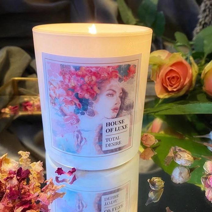 House Of Luxe - Total Desire - Luxury Aromatherapy Essential Oil Candle