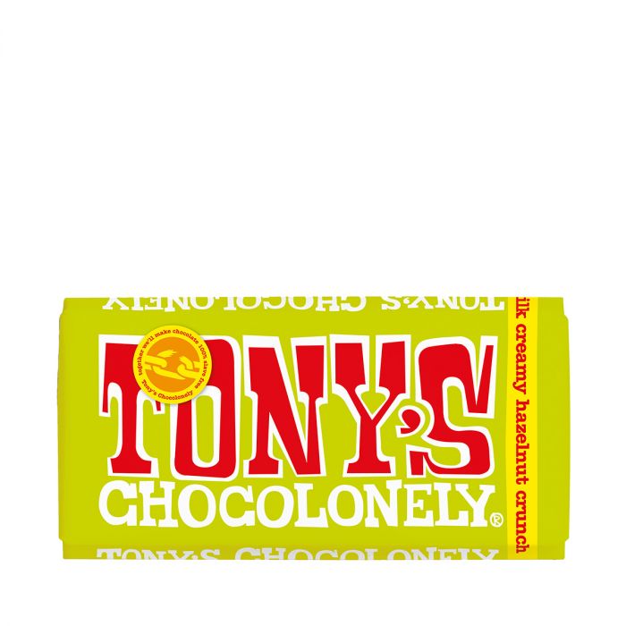 Tony's Chocolonely - Tony's Chocolonely Milk Creamy Hazelnut Crunch (180g)