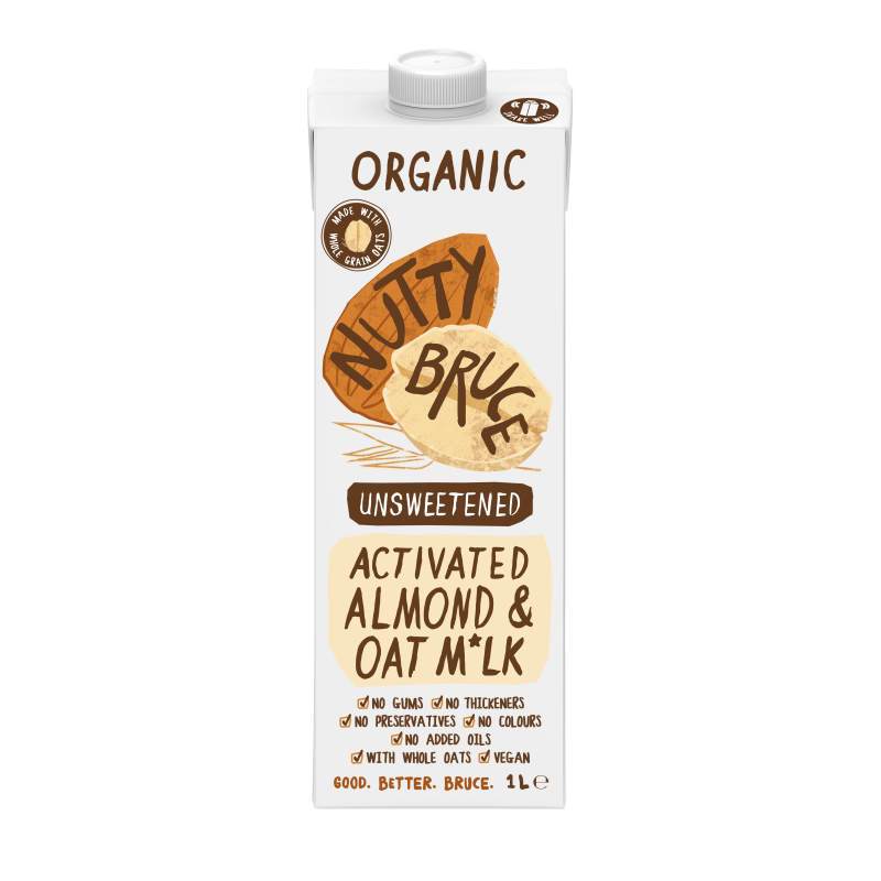 Bruce - Nutty Bruce Organic Roasted Almond & Oat Milk (1L)