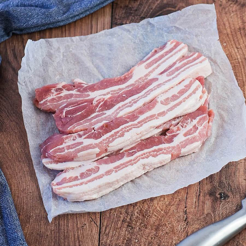 Sykes House Farm - Plain Sliced Streaky Bacon (500g)