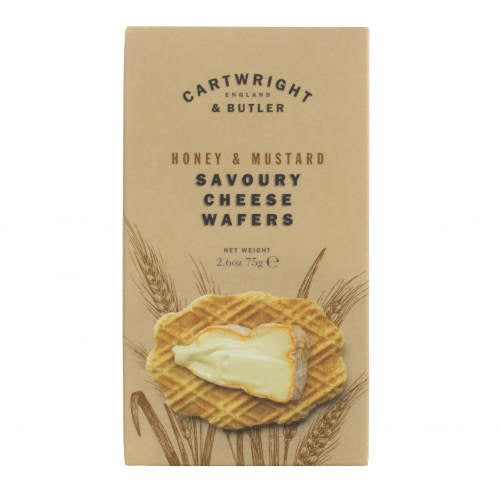 Cartwright & Butler - Savoury Cheese Wafers With Honey & Mustard (75g)