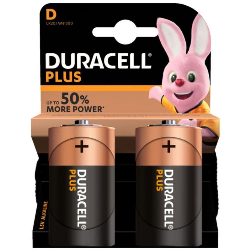 Duracell - D Batteries (2 Pack)