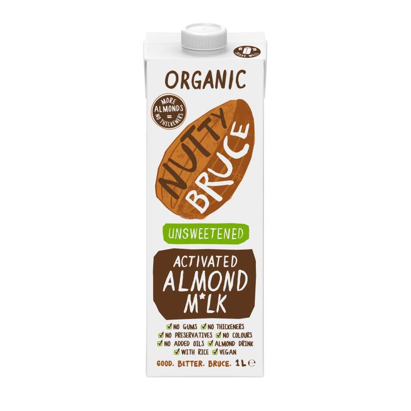 Bruce - Nutty Bruce Unsweetened Activated Almond Milk (1L)