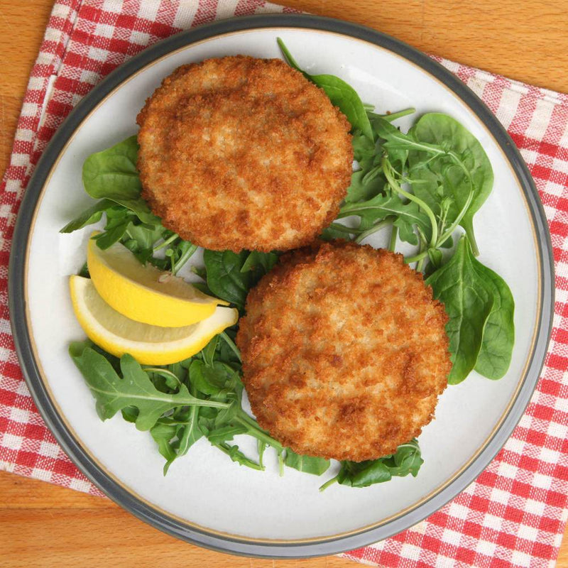 Tarbett's Fishmongers - Crispy Breaded Cod Fishcakes (2 Pack) (240g)