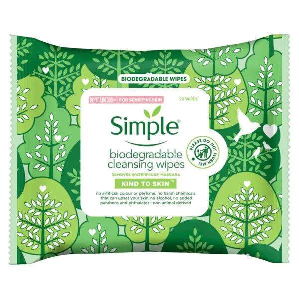 Simple - Simple Biodegradeable Cleansing Wipes (20)