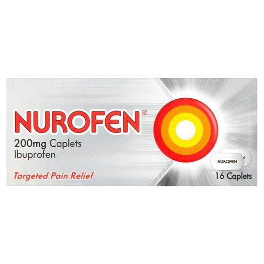 Nurofen - Nurofen Ibuprofen 200mg Caplets (8 pack)