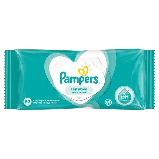 Pampers - Pampers Baby Wipes - Sensitive (52 Sheets)