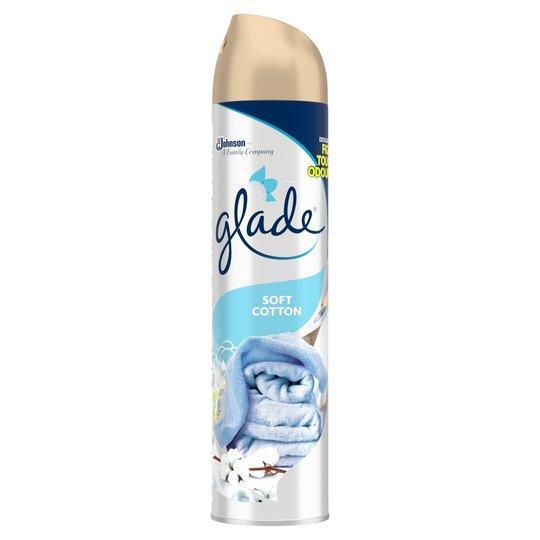 Glade - Glade Aerosol Crisp Cotton (300ml)