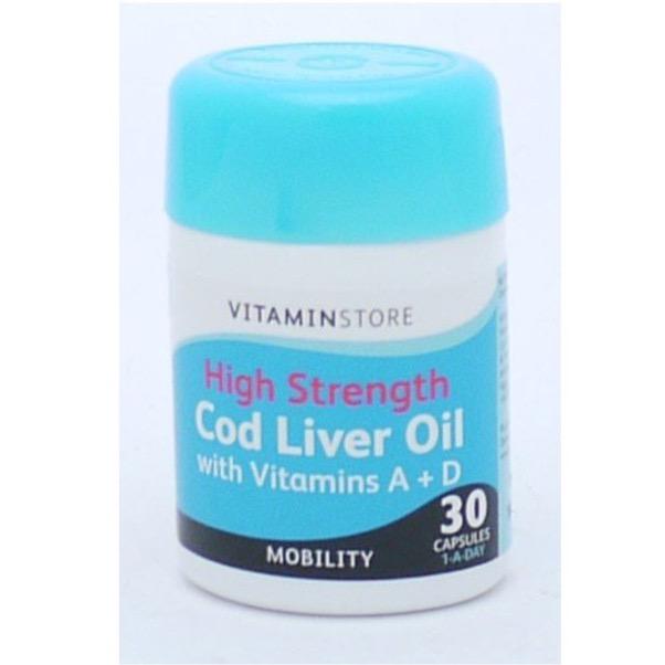 Vitamin Store - Vitamin Store High Strength Cod Liver Oil (30 Capsules)